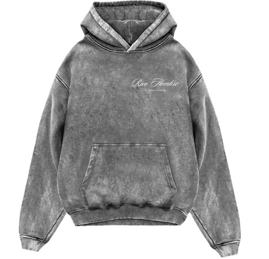 Rico Hombre Signature hoodie - Washed grey